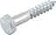 Parafuso sextavado rosca soberba 1/4" x 35mm cartela com 4 peças VONDER - Imagem 1