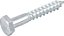 Parafuso sextavado rosca soberba 1/4" x 40mm cartela com 4 peças VONDER - Imagem 1