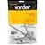 Parafuso sextavado rosca soberba 1/4" x 65mm cartela com 4 peças VONDER - Imagem 2