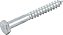 Parafuso sextavado rosca soberba 3/16" x 40mm cartela com 5 peças VONDER - Imagem 1