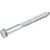 Parafuso sextavado rosca soberba 3/8" x 100mm cartela com 2 peças VONDER - Imagem 1