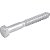 Parafuso sextavado rosca soberba 3/8" x 80mm cartela com 2 peças VONDER - Imagem 1