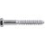 Parafuso sextavado rosca soberba 3/8" x 80mm cartela com 2 peças VONDER - Imagem 3