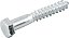 Parafuso sextavado rosca soberba 5/16" x 50mm cartela com 2 peças VONDER - Imagem 1