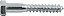 Parafuso sextavado rosca soberba 5/16" x 50mm cartela com 2 peças VONDER - Imagem 3