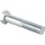 Parafuso sextavado zincado 1" x 3" UNC rosca parcial  Kit com 10 peças VONDER - Imagem 2