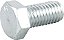 Parafuso sextavado zincado 1/2" x 1" UNC rosca total VONDER - Imagem 1