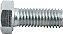 Parafuso sextavado zincado 1/2" x 1.1/4" UNC rosca total VONDER - Imagem 3