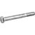 Parafuso sextavado zincado 1/2" x 4.1/2" UNC rosca parcial caixa com 50 peças VONDER - Imagem 1
