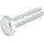 Parafuso sextavado zincado 1/4" x 1" UNC VONDER - Imagem 1