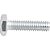 Parafuso sextavado zincado 1/4" x 1" UNC VONDER - Imagem 3