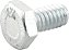 Parafuso sextavado zincado 1/4" x 1/2" UNC rosca total caixa com 500 peças VONDER - Imagem 1