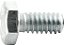 Parafuso sextavado zincado 1/4" x 1/2" UNC rosca total caixa com 500 peças VONDER - Imagem 3