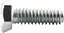 Parafuso sextavado zincado 1/4" x 3/4" UNC rosca total caixa com 500 peças VONDER - Imagem 3