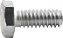 Parafuso sextavado zincado 1/4" x 5/8" UNC rosca total caixa com 500 peças VONDER - Imagem 3