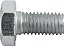 Parafuso sextavado zincado 10mm x 20mm MA rosca total caixa com 200 peças VONDER - Imagem 3
