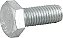 Parafuso sextavado zincado 10mm x 25mm MA rosca total caixa com 200 peças VONDER - Imagem 1