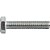 Parafuso sextavado zincado 10mm x 50mm MA rosca total VONDER - Imagem 3