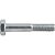 Parafuso sextavado zincado 10mm x 60mm MA rosca parcial VONDER - Imagem 3