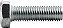 Parafuso sextavado zincado 12mm x 40mm MA rosca total VONDER - Imagem 3