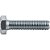 Parafuso sextavado zincado 12mm x 50mm MA rosca total VONDER - Imagem 3