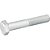 Parafuso sextavado zincado 14mm x 80mm MA caixa com 50 peças VONDER - Imagem 1