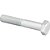 Parafuso sextavado zincado 14mm x 80mm MA caixa com 50 peças VONDER - Imagem 3