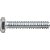 Parafuso sextavado zincado 3/16" x 1" UNC rosca total VONDER - Imagem 3