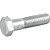 Parafuso sextavado zincado 3/4" x 3" UNC rosca parcial caixa com 20 peças VONDER - Imagem 1