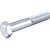 Parafuso sextavado zincado 3/4" x 4" UNC rosca parcial caixa com 20 peças VONDER - Imagem 1
