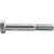 Parafuso sextavado zincado 3/4" x 5" UNC rosca parcial caixa com 20 peças VONDER - Imagem 3