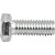 Parafuso sextavado zincado 3/8" x 1" UNC VONDER - Imagem 3