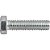 Parafuso sextavado zincado 3/8" x 1.1/2" UNC rosca total VONDER - Imagem 3