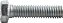 Parafuso sextavado zincado 3/8" x 1.1/2" UNC rosca total caixa com 200 peças VONDER - Imagem 3