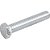 Parafuso sextavado zincado 3/8" x 2" UNC rosca total VONDER - Imagem 1