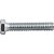 Parafuso sextavado zincado 3/8" x 2" UNC rosca total caixa com 200 peças VONDER - Imagem 3