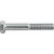 Parafuso sextavado zincado 3/8" x 2.1/2" UNC rosca parcial VONDER - Imagem 3