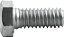Parafuso sextavado zincado 5/16" x 3/4" UNC rosca total caixa com 200 peças VONDER - Imagem 3