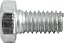 Parafuso sextavado zincado 5/16" x 5/8" UNC rosca total caixa com 500 peças VONDER - Imagem 3