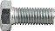 Parafuso sextavado zincado 5/8" x 1.1/2" UNC rosca total caixa com 50 peças VONDER - Imagem 3