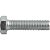 Parafuso sextavado zincado 5/8" x 2.1/2" UNC rosca total caixa com 50 peças VONDER - Imagem 3