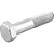 Parafuso sextavado zincado 5/8" x 3" UNC rosca parcial caixa com 20 peças VONDER - Imagem 1