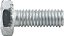 Parafuso sextavado zincado 6mm x 16mm MA rosca total caixa com 500 peças VONDER - Imagem 3