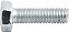 Parafuso sextavado zincado 6mm x 20mm MA rosca total caixa com 500 peças VONDER - Imagem 3