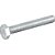 Parafuso sextavado zincado 6mm x 40mm MA rosca total caixa com 200 peças VONDER - Imagem 1