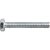 Parafuso sextavado zincado 6mm x 40mm MA rosca total caixa com 200 peças VONDER - Imagem 3