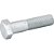 Parafuso sextavado zincado 7/8" x 2.1/2" UNC rosca parcial caixa com 20 peças VONDER - Imagem 1
