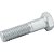 Parafuso sextavado zincado 7/8" x 3" UNC rosca parcial caixa com 20 peças VONDER - Imagem 2