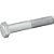 Parafuso sextavado zincado 5/8" x 4.1/2" UNC rosca parcial caixa com 20 peças VONDER - Imagem 1