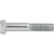 Parafuso sextavado zincado 5/8" x 4.1/2" UNC rosca parcial caixa com 20 peças VONDER - Imagem 4